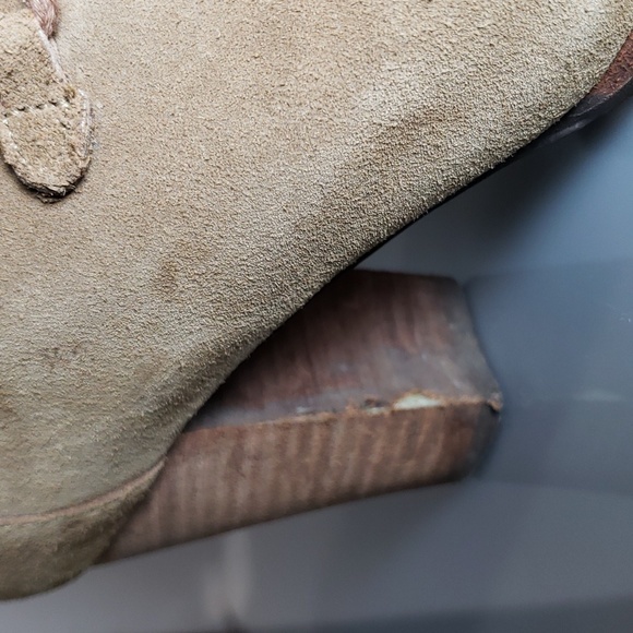 UGG Australia Analise Lace Up Heeled Boots Size 8.5 - Picture 11 of 16